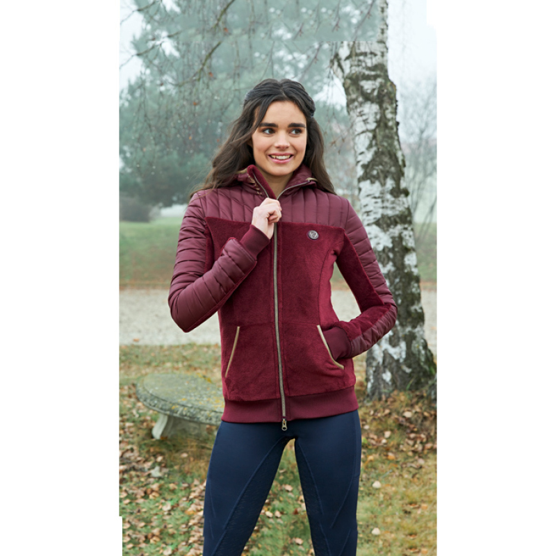 JACKA HOODIE COVALLIERO MERLOT