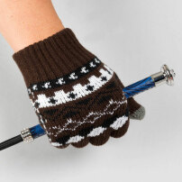 MAGIC GLOVE GLOBUS JAQUARD BRUN