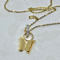 HALSBAND TILVA BUTTERFLY MAGIC GOLD