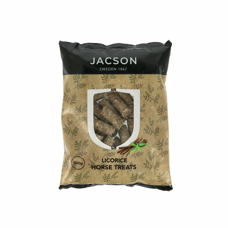 HSTGODIS JACSON HORSE TREATS 1KG LAKRITS