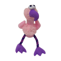 HUNDLEKSAK FLAMINGO MED REP